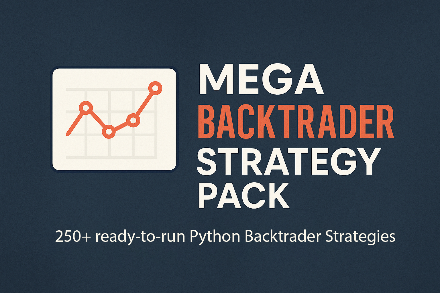 Mega Backtrader Strategy Pack Cover